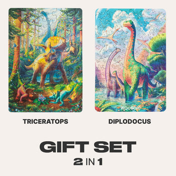 Dino Gift Set #3 (Triceratops, Diplodocus)